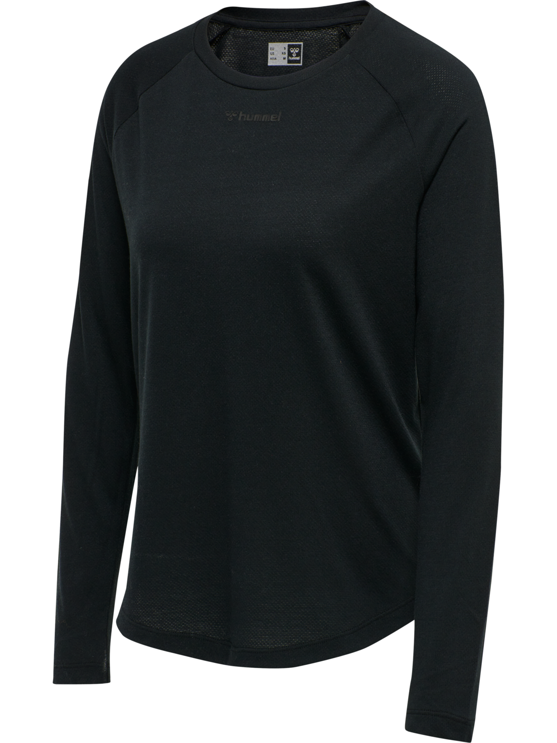hmlMT VERA T-SHIRT L/S, BLACK, packshot