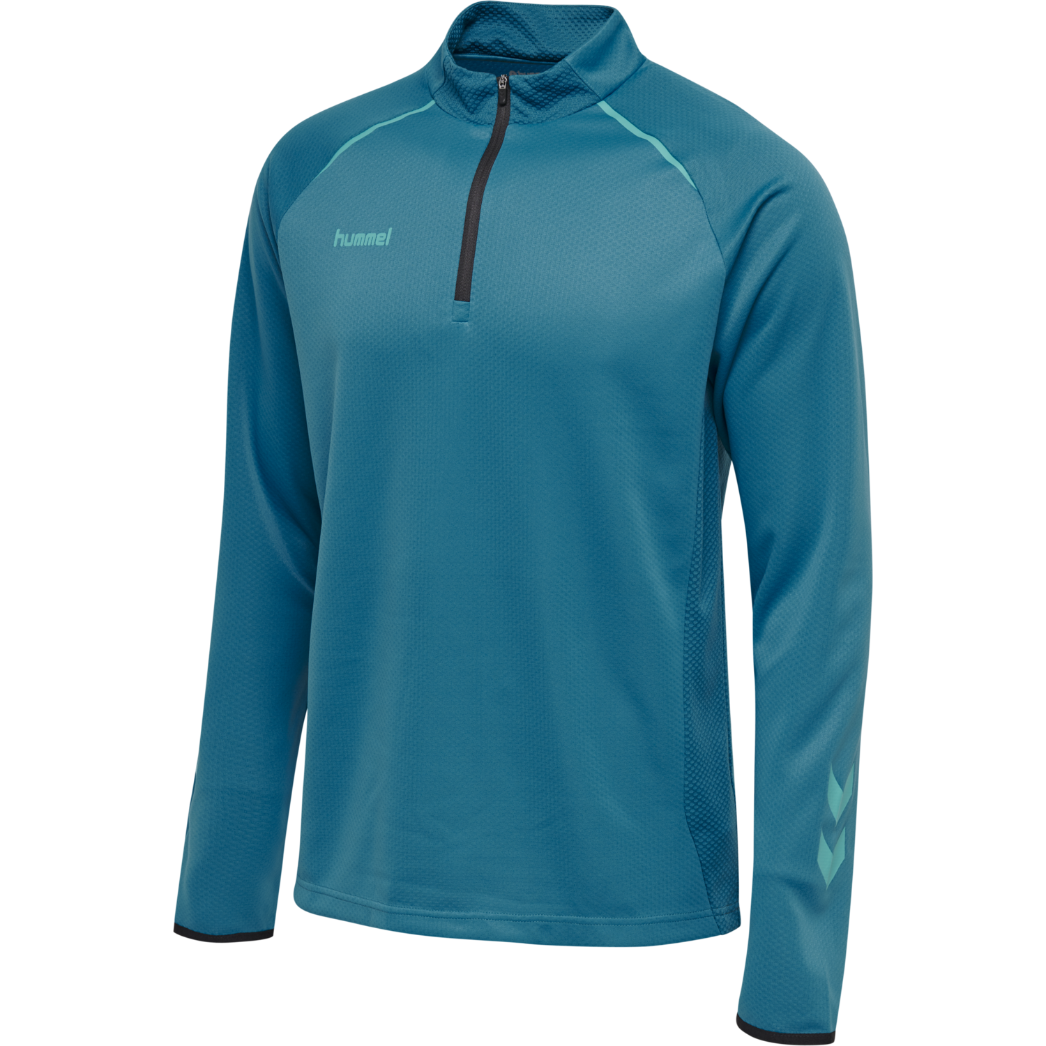 hmlAUTHENTIC PRO HALF ZIP SWEAT, CELESTIAL, packshot