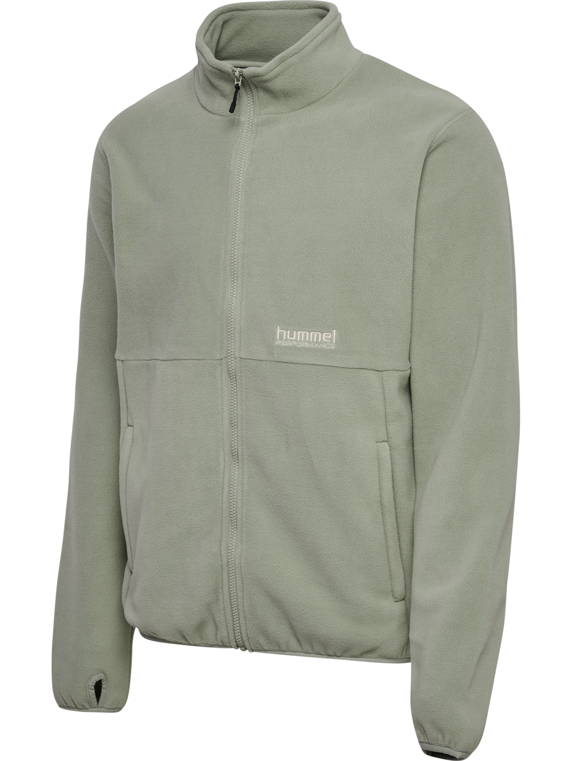 hmlPULSE FLEECE JACKET, SEAGRASS, packshot
