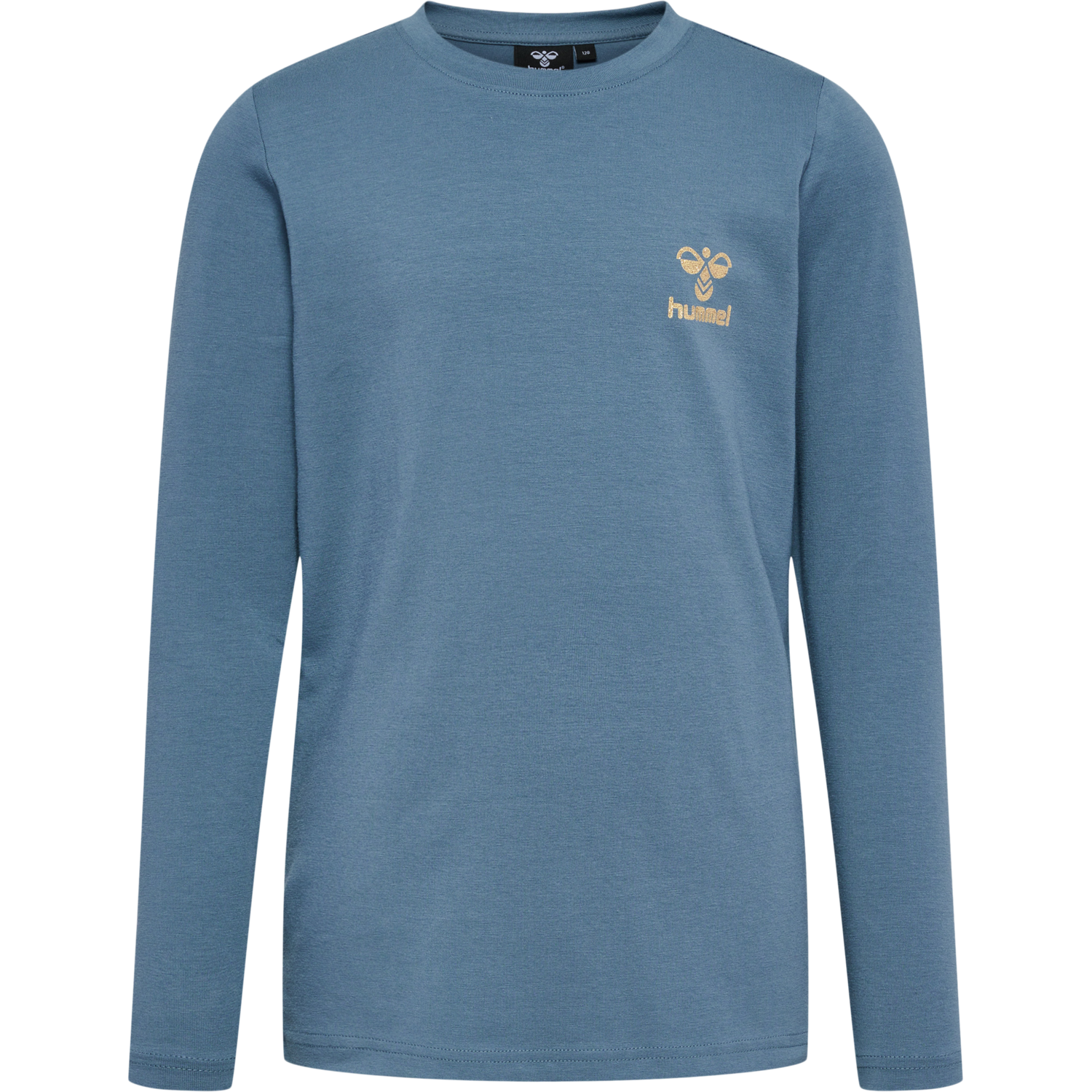 hmlMALIN T-SHIRT L/S, BLUE MIRAGE, packshot