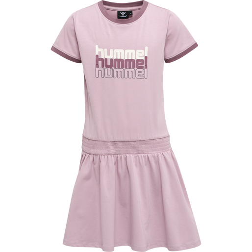 hmlCLOUD DRESS S/S, DAWN PINK hmlCLOUD DRESS S/S, DAWN PINK, packshot