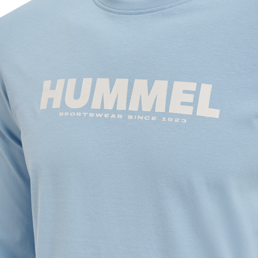 hmlLEGACY T-SHIRT L/S, PLACID BLUE, packshot