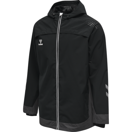 hmlLEAD ALL WEATHER JACKET , BLACK, packshot