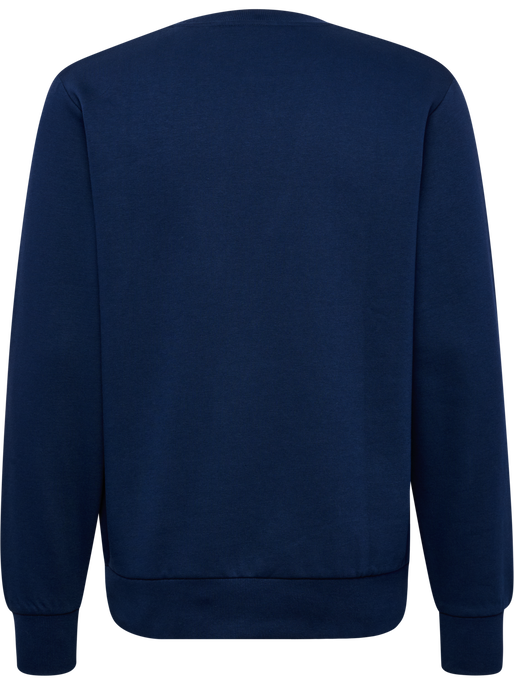 hmlGRAPHIC CREWNECK, DRESS BLUES, packshot