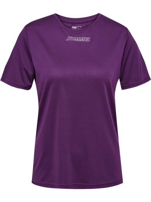 hmlTE TOLA T-SHIRT, IMPERIAL PURPLE, packshot