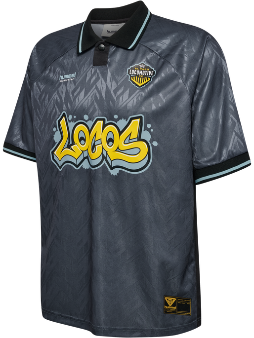 hmlLOOSE SOCCER JERSEY S/S EL PASO, BLACK hmlLOOSE SOCCER JERSEY S/S EL PASO, BLACK, packshot