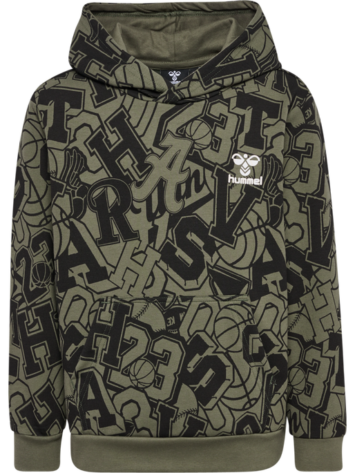 hmlMOLT HOODIE, DUSTY OLIVE, packshot