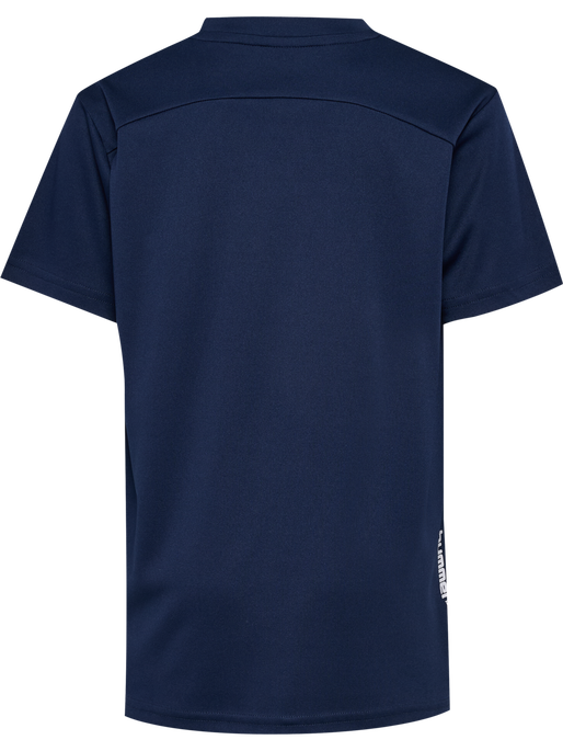 hmlJR PULSE TRAINING T-SHIRT, DRESS BLUES, packshot