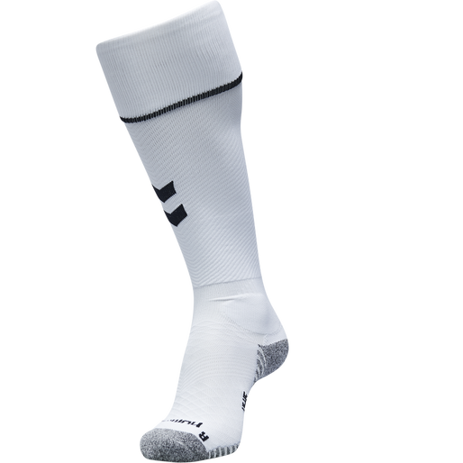 PRO FOOTBALL SOCK 17 - 18, WHITE/BLACK, packshot