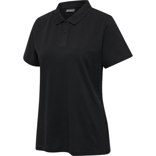 hmlRED CLASSIC POLO WOMAN, BLACK, packshot