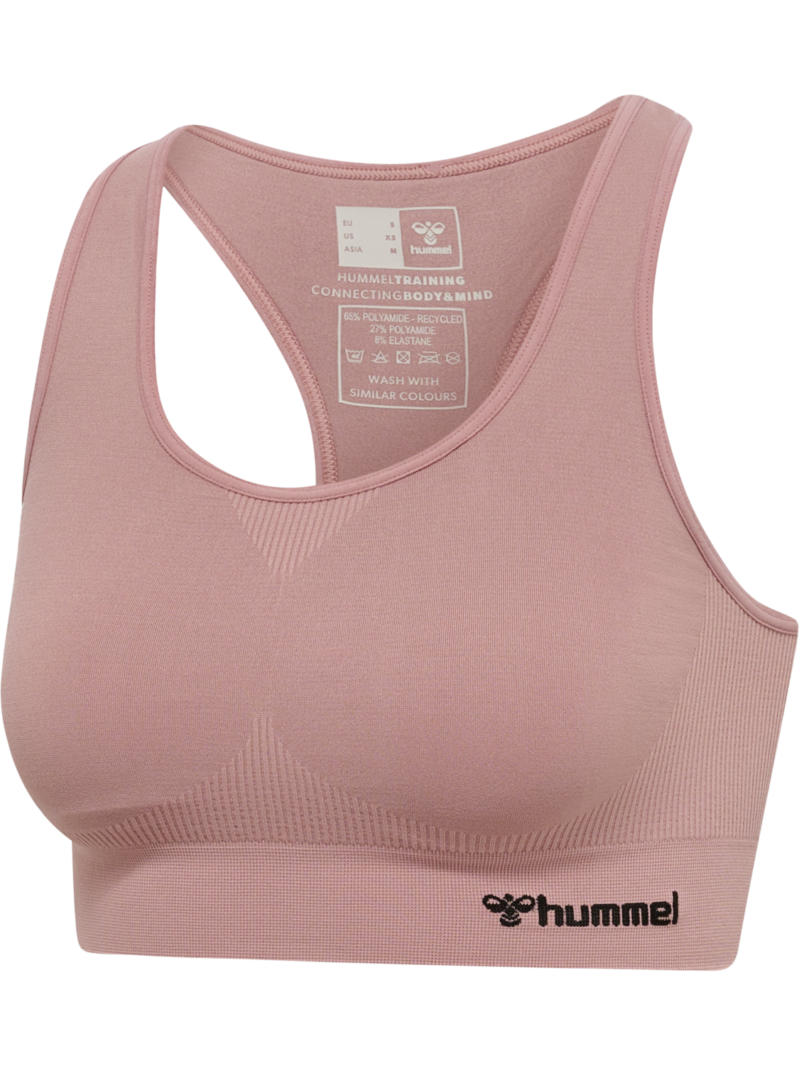 hmlTIF SEAMLESS SPORTS TOP, WOODROSE, packshot
