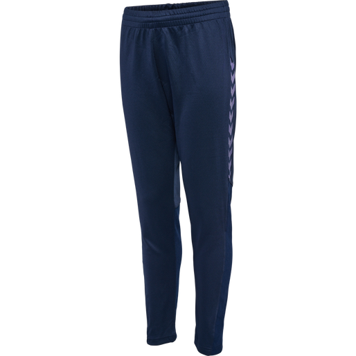 hmlSTALTIC TRAINING PANTS KIDS, MARINE/PAISLEY PURPLE, packshot