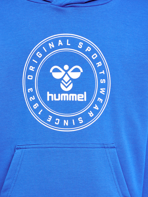 hmlCUATRO CIRCLE HOODIE, NEBULAS BLUE, packshot