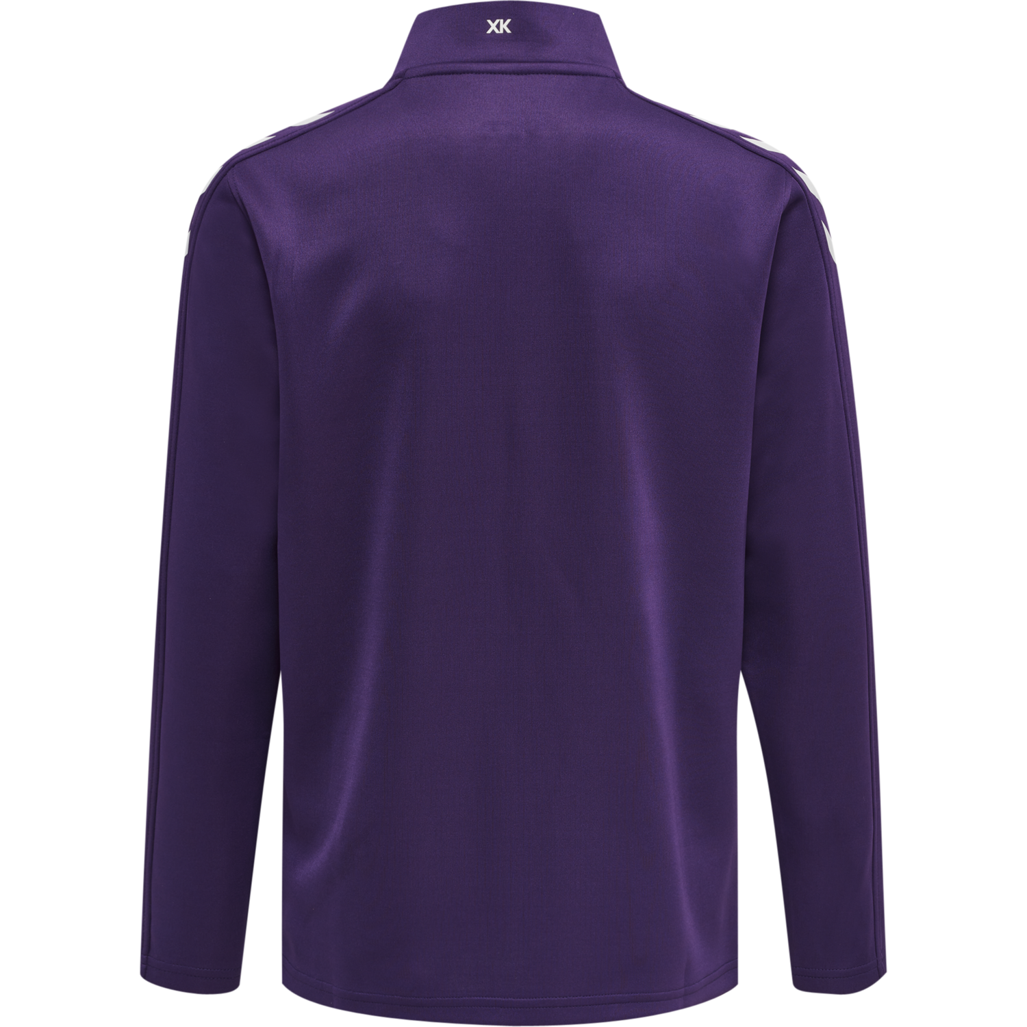 hmlCORE XK POLY ZIP SWEAT KIDS, ACAI/WHITE, packshot