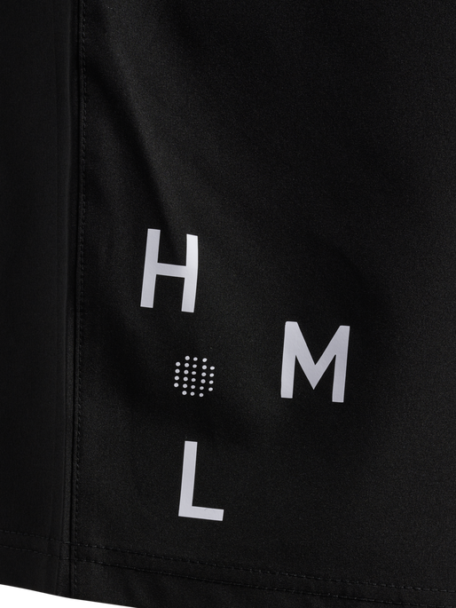 hmlCOURT WOVEN SHORTS, BLACK, packshot