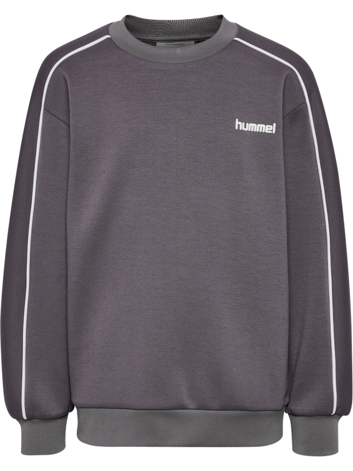 hmlJR INTERLOCK CREWNECK, SHARK, packshot