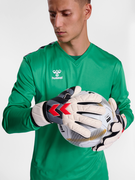 hmlGK GLOVES ALLROUND GRIP, WHITE/BLACK/RED, model