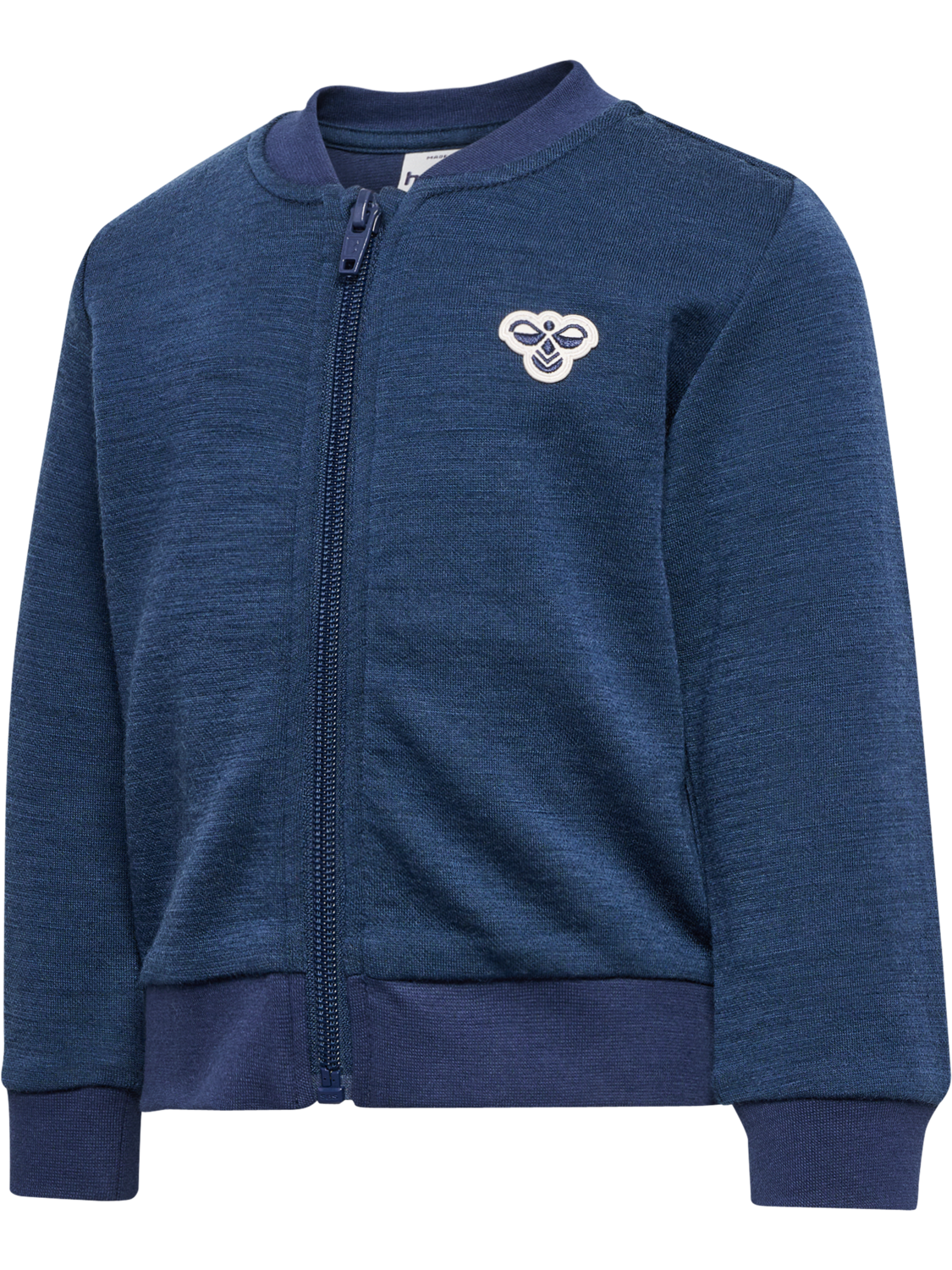 hmlMINI WOOL ZIP JACKET BEE, DRESS BLUES, packshot