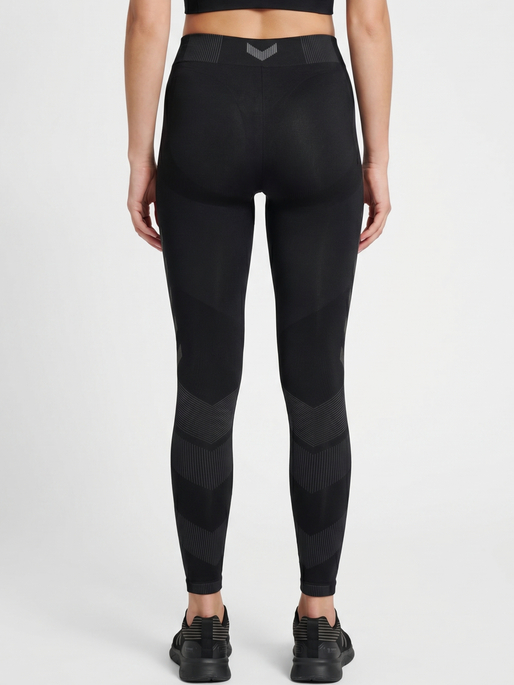HUMMEL FIRST SEAMLESS TIGHTS WOMEN , BLACK, model