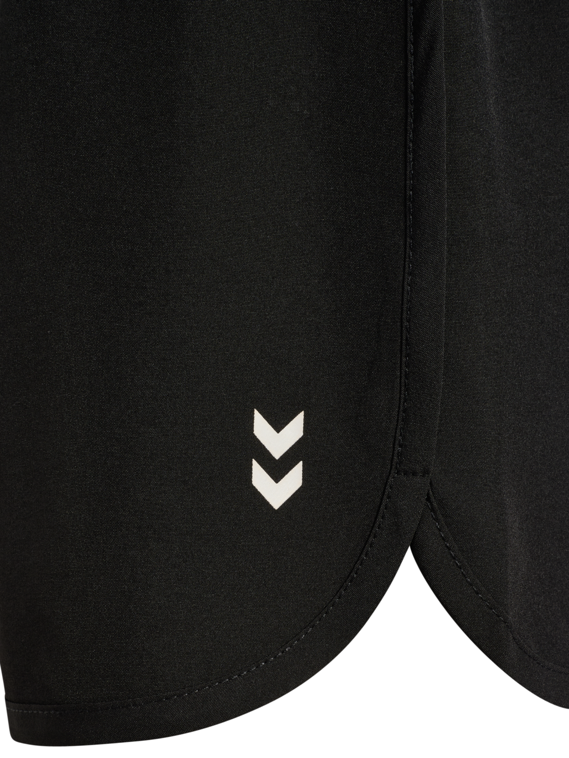 hmlTRAINING W CURVED SHORTS, BLACK, packshot