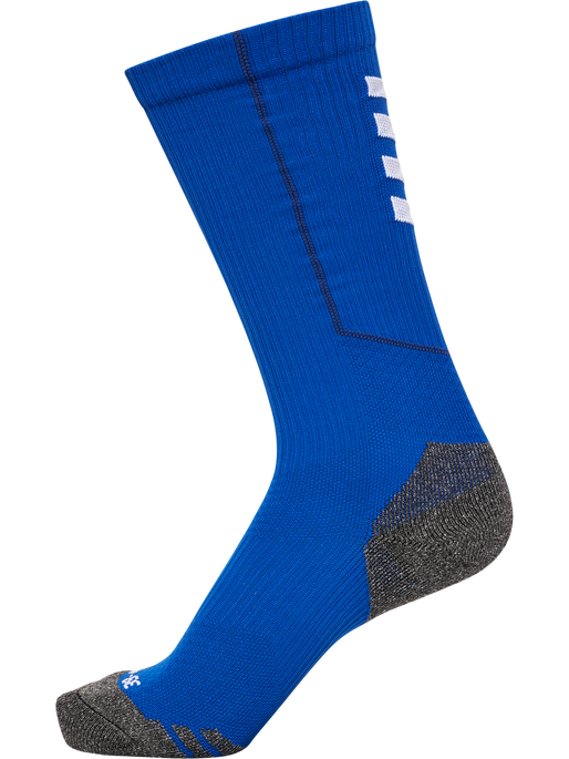 hmlPRO TRAINING SOCKS HIGH, TRUE BLUE/WHITE, packshot