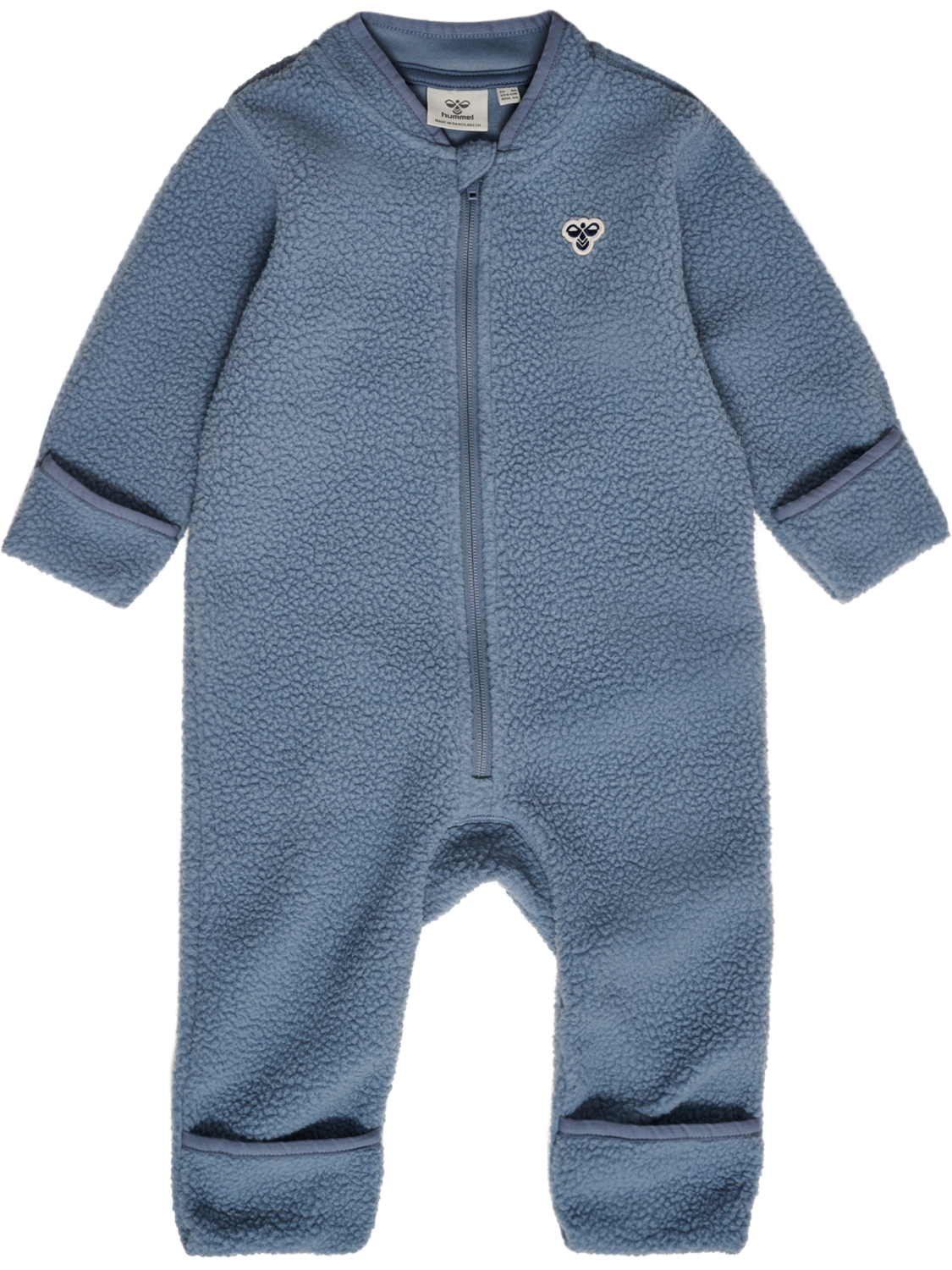 hmlMINI ATLAS FLEECE ZIP SUIT, FLINT STONE, packshot