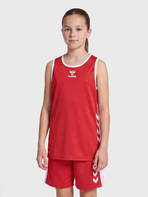 hmlCORE XK BASKET JERSEY KIDS, TRUE RED, model