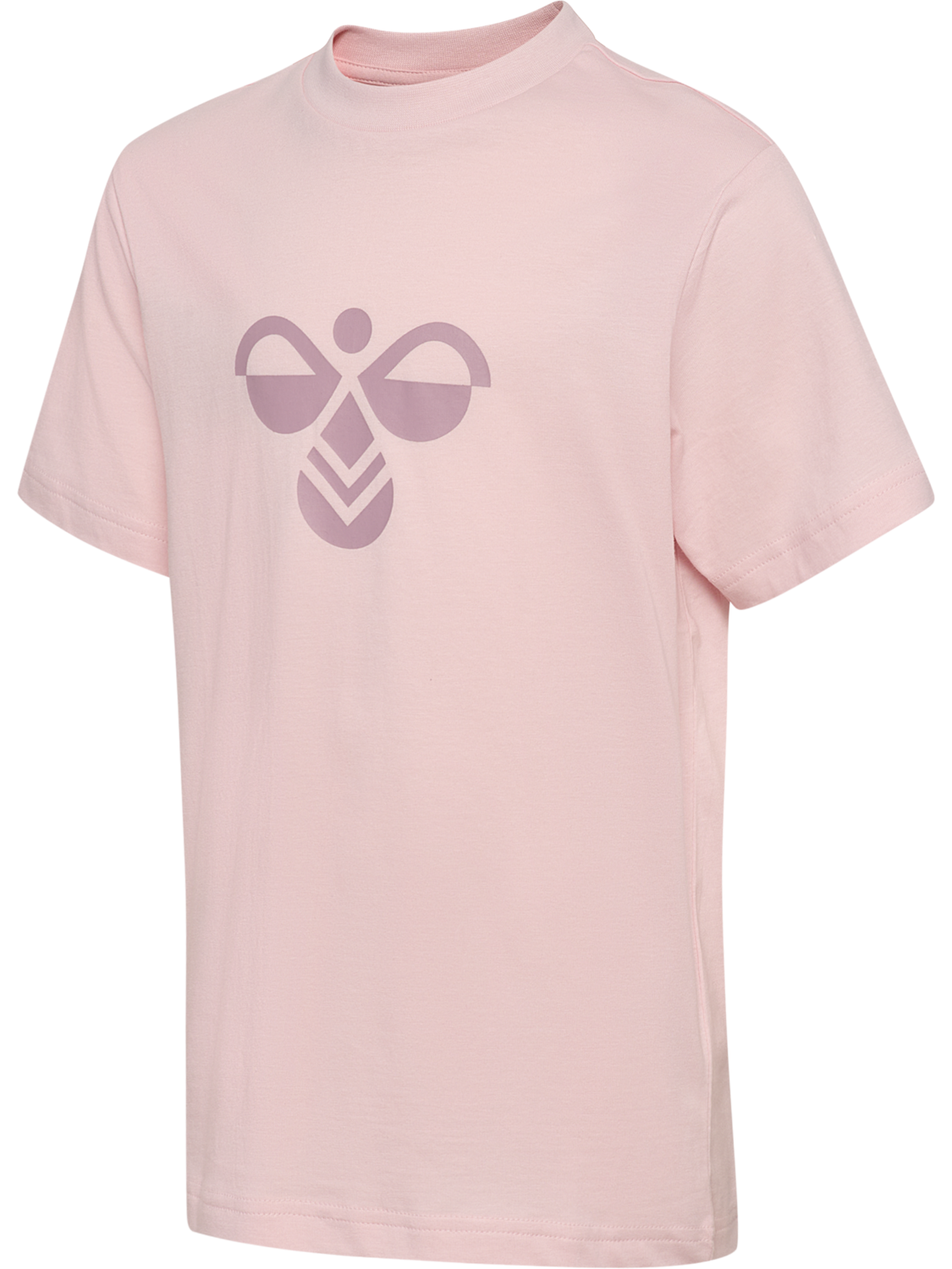 hmlJR REG TUKAS 2-PACK T-SHIRT S/S, GRAY RIDGE/PALE LILAC, packshot