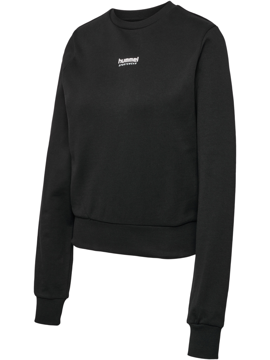 hmlLGC DAYA SHORT SWEATSHIRT, BLACK, packshot