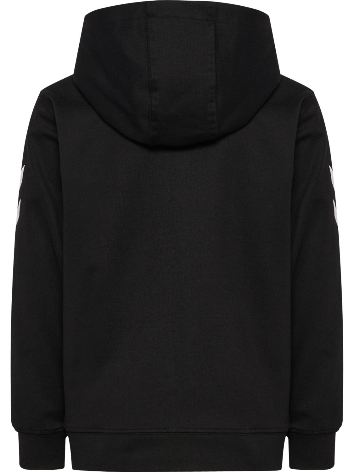 hmlGO 2.0 CHEVRON ZIP HOODIE KIDS, BLACK, packshot