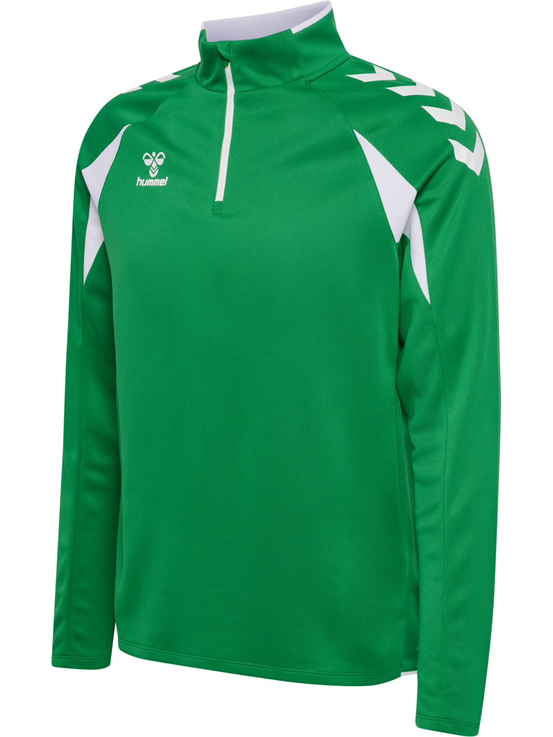 hmlCORE 2.0 HALF ZIP, JELLY BEAN/WHITE, packshot