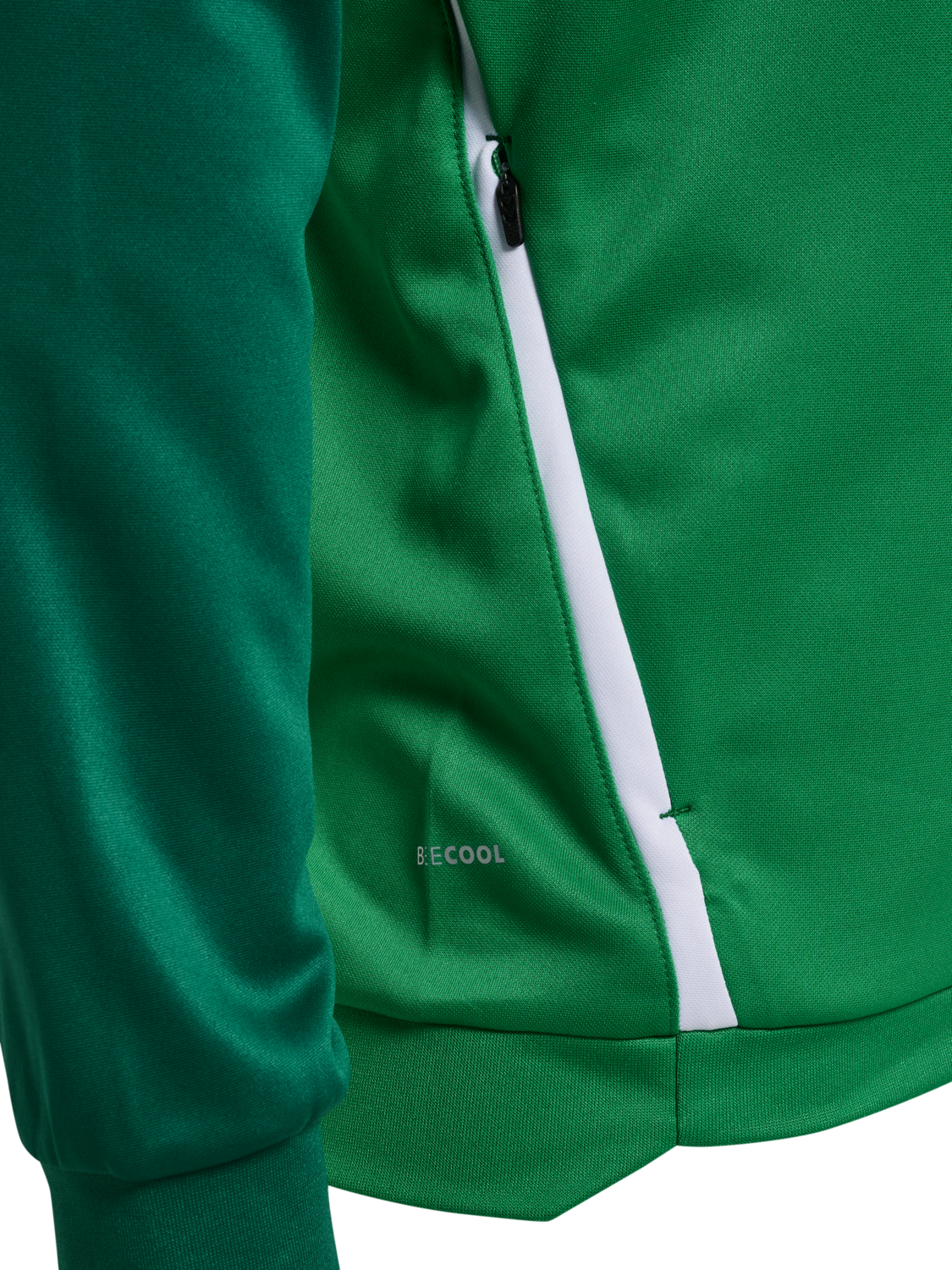 hmlLEAD 2.0 TRACK ZIP JACKET, JELLY BEAN/EVERGREEN, packshot