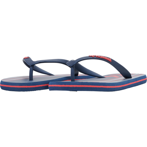 MULTI STRIPE FLIP FLOP, BLACK IRIS/FLAME SCARLET, packshot