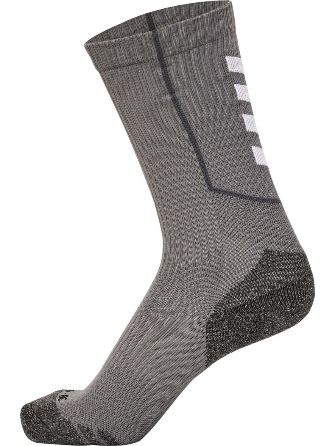hmlPRO TRAINING SOCKS LOW, STEEL GRAY/WHITE, packshot