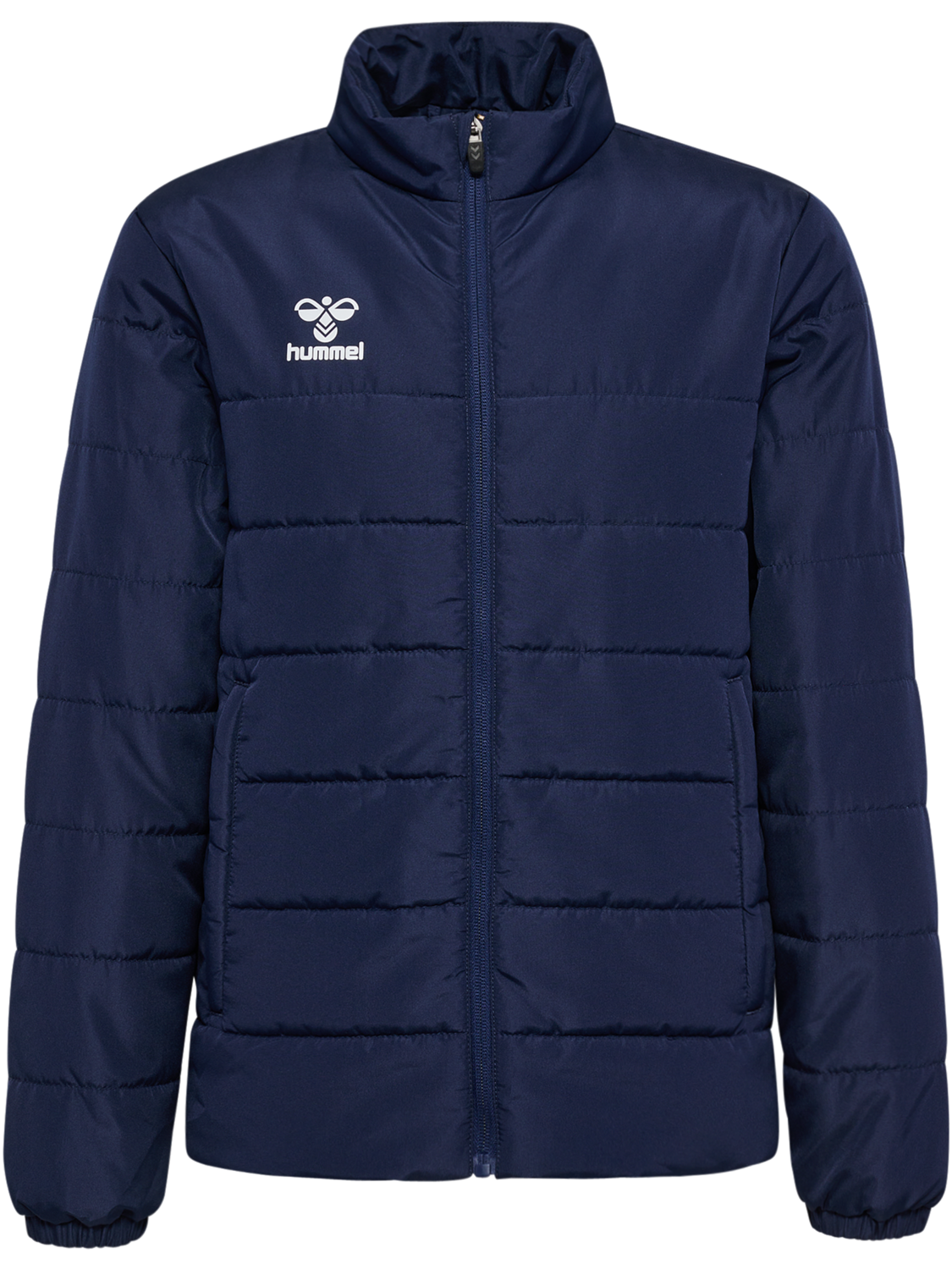 hmlESSENTIAL SHORT BENCH JKT KIDS, MARINE, packshot