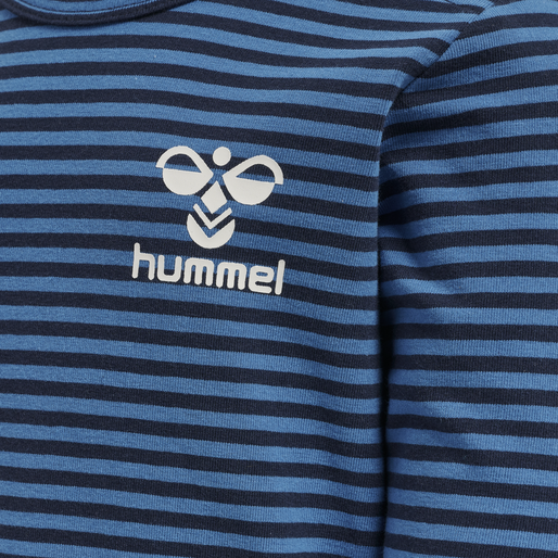 hmlMULLE T-SHIRT L/S, BLACK IRIS, packshot