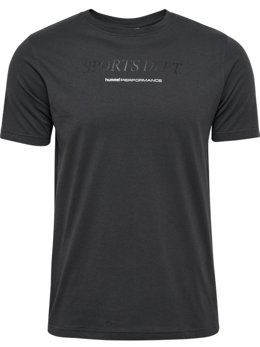 hmlPULSE GRAPHIC T-SHIRT S/S, ASPHALT hmlPULSE GRAPHIC T-SHIRT S/S, ASPHALT, packshot