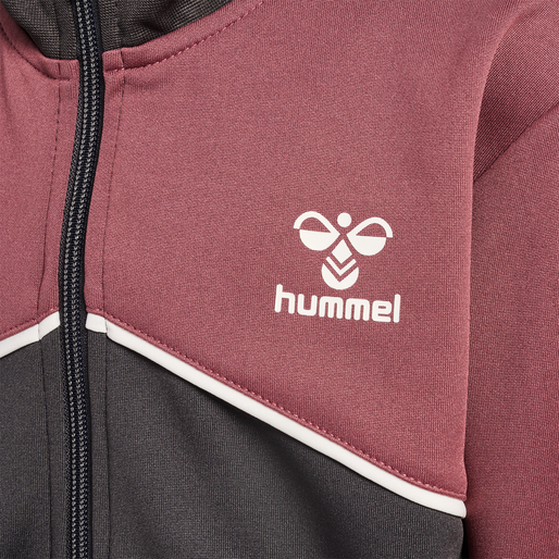 hmlLUBAGO TRACKSUIT, ROSE BROWN, packshot