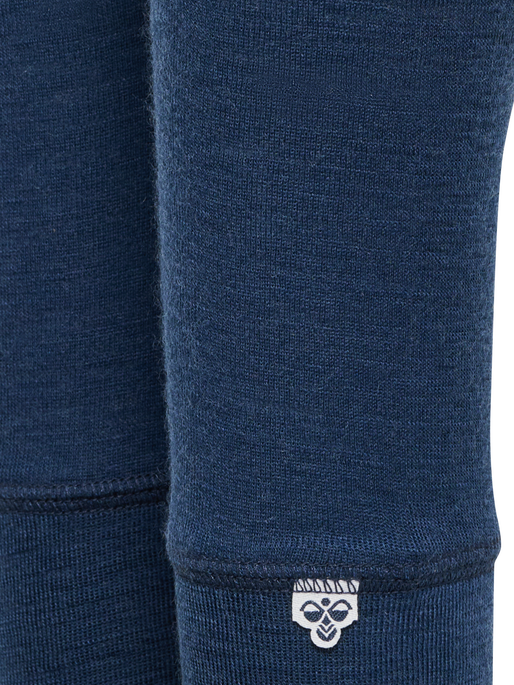 hmlMINI WOOL RIB TIGHTS, DRESS BLUES hmlMINI WOOL RIB TIGHTS, DRESS BLUES, packshot