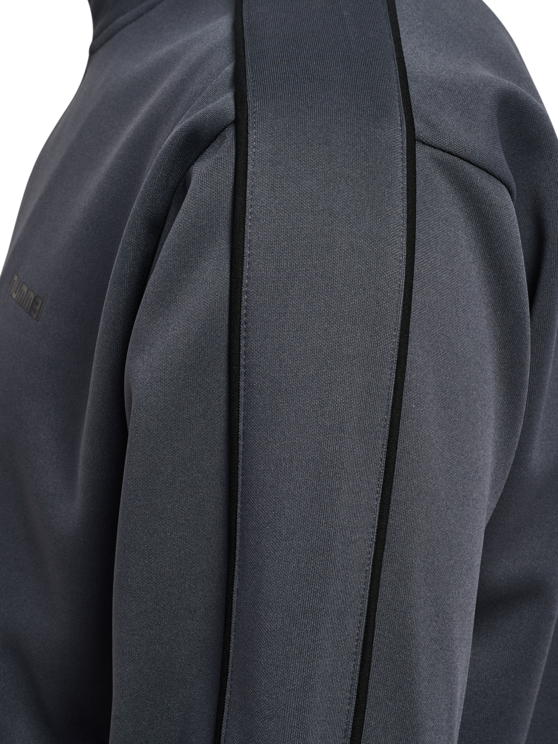 hmlCLUB TRACK TOP, EBONY, packshot
