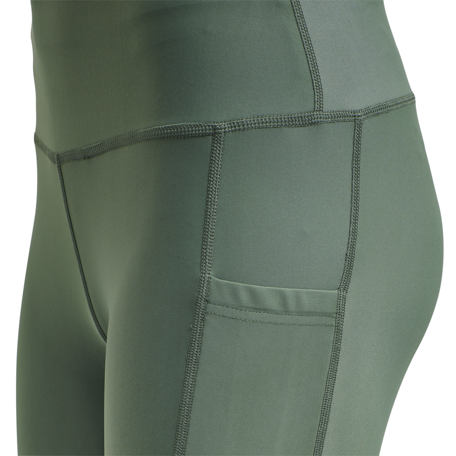 hmlTE TOLA HIGH WAIST TIGHTS, LAUREL WREATH, packshot