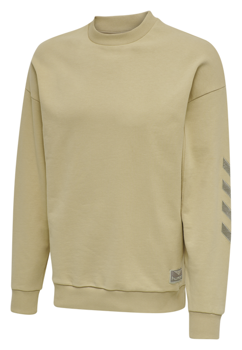 hmlURBAN SWEATSHIRT, PALE KHAKI, packshot