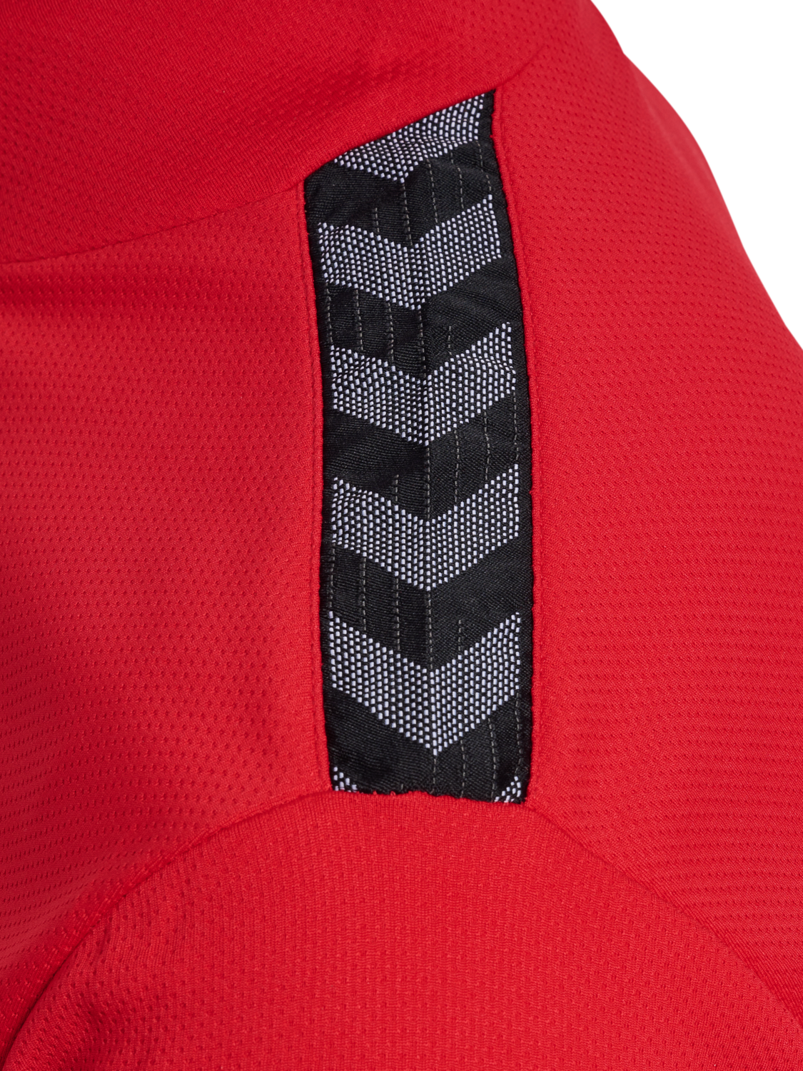 hmlAUTHENTIC HALF ZIP SWEAT, TRUE RED, packshot