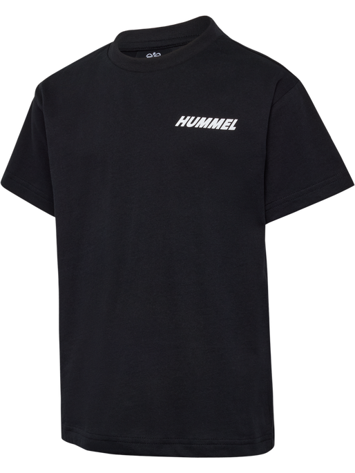 hmlCASPER T-SHIRT S/S, BLACK, packshot