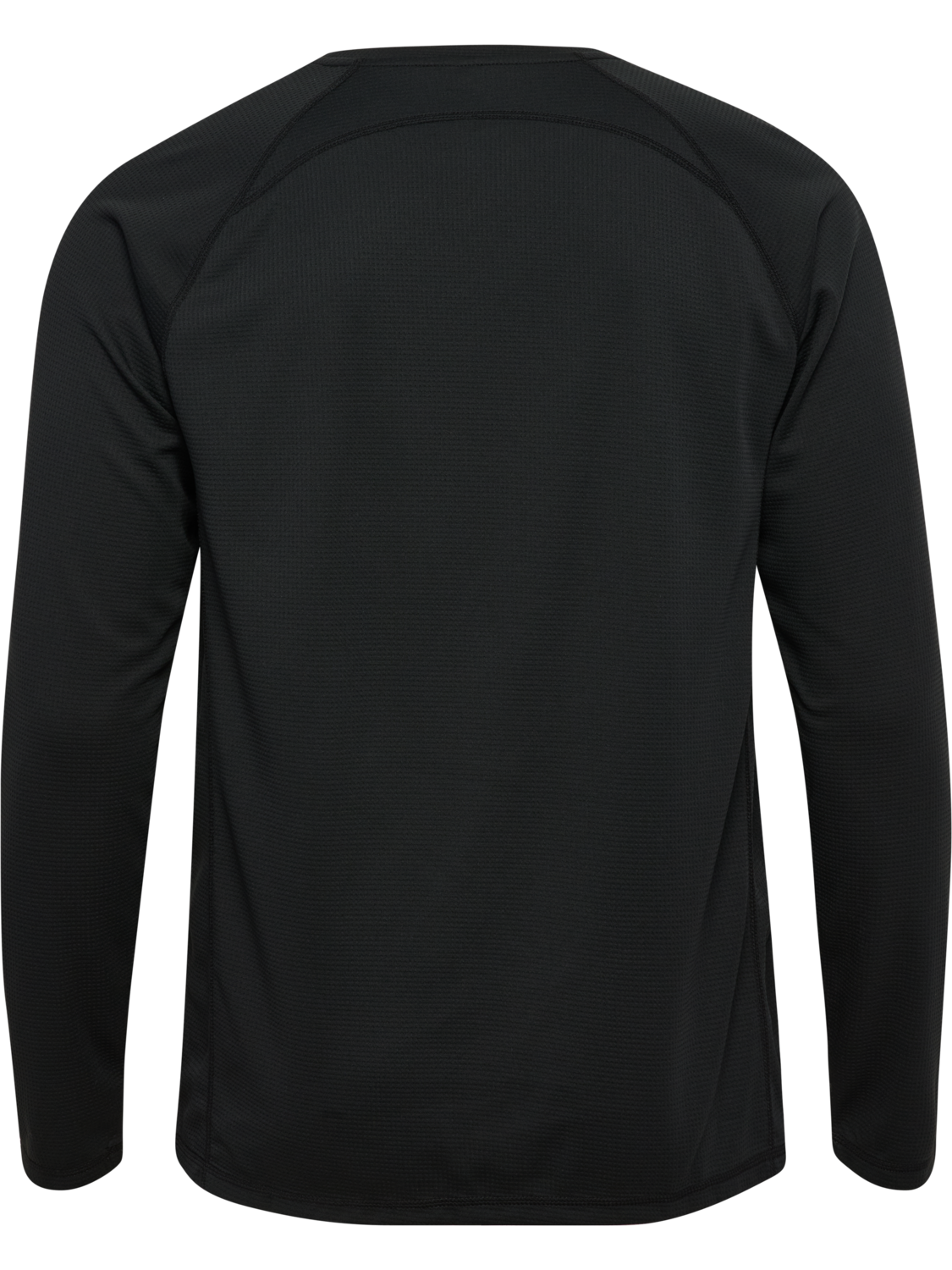 hmlMOMENTUM T-SHIRT L/S, BLACK, packshot