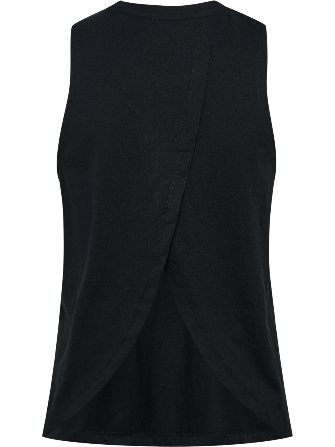 hmlSOFT OPEN BACK W TOP, BLACK, packshot