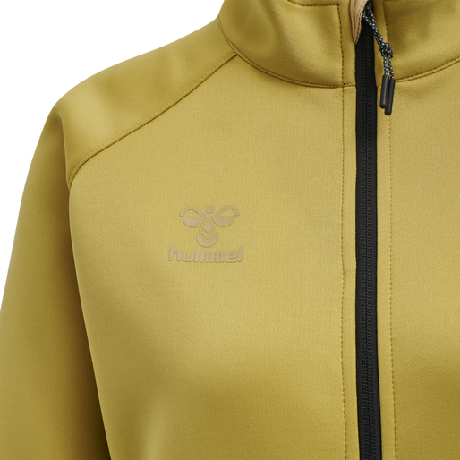 hmlCIMA XK ZIP JACKET WOMAN, ANTIQUE GOLD, packshot