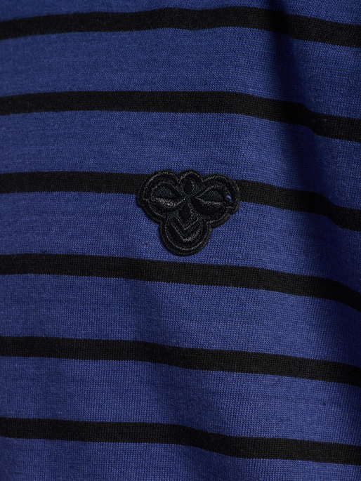hmlJR LOOSE STRIPED SET BEE, DEEP COBALT hmlJR LOOSE STRIPED SET BEE, DEEP COBALT, packshot
