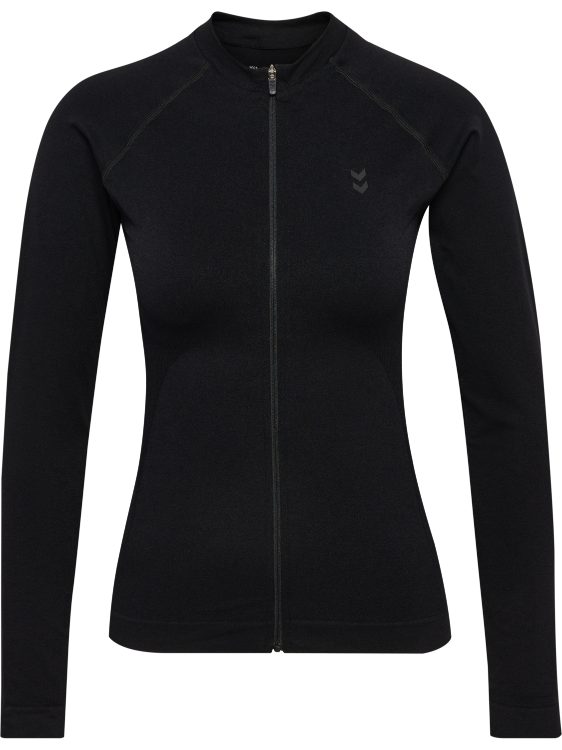 hmlFLOW ZIP BLOUSE, BLACK, packshot