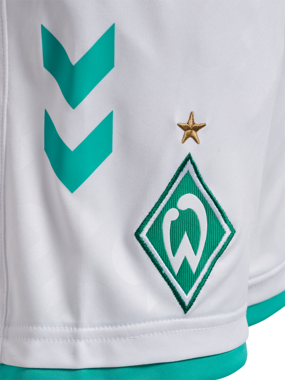 WER 23/24 AWAY SHORTS KIDS, WHITE, packshot